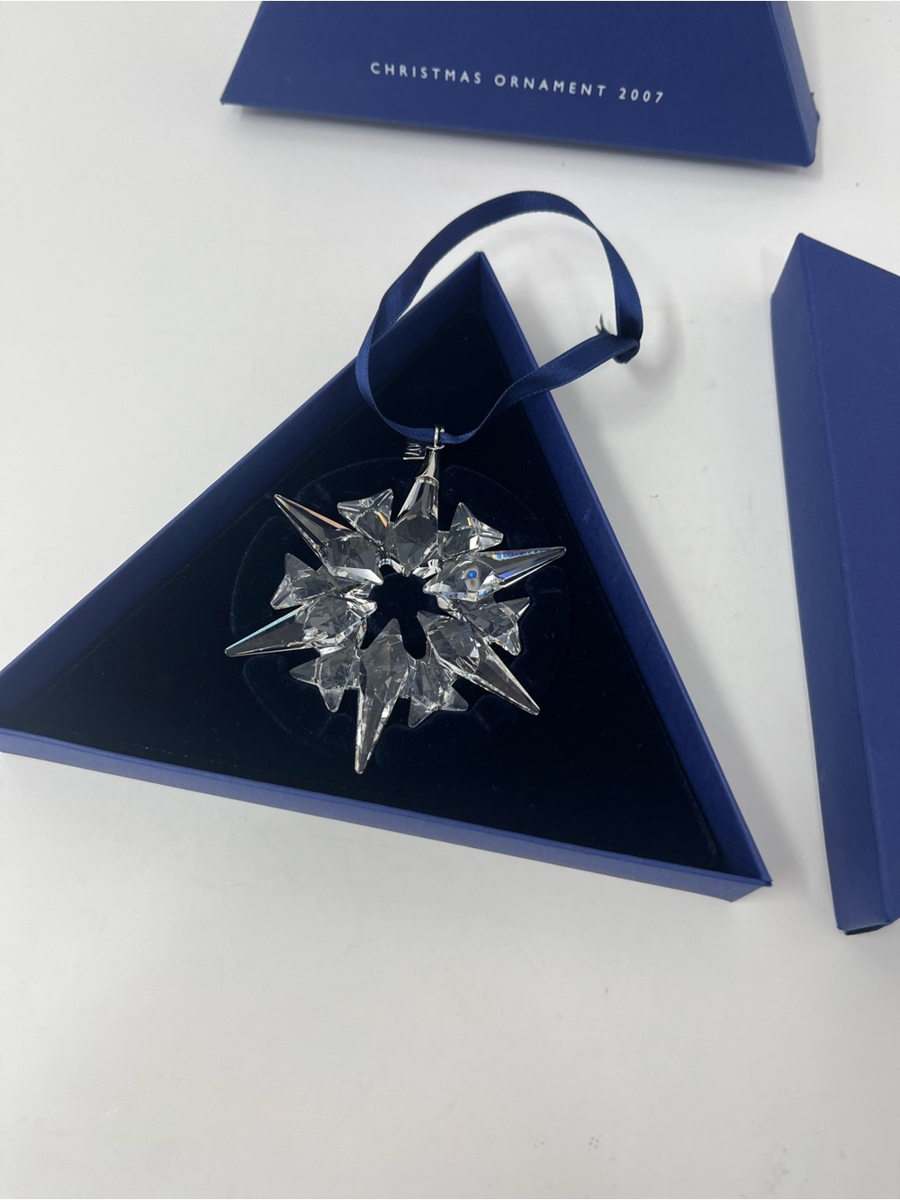 SWAROVSKI Annual Christmas Ornament 2007 Crystal Snowflake w/Box